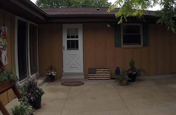 House Siding Replacement Before Photo Newburg, WI